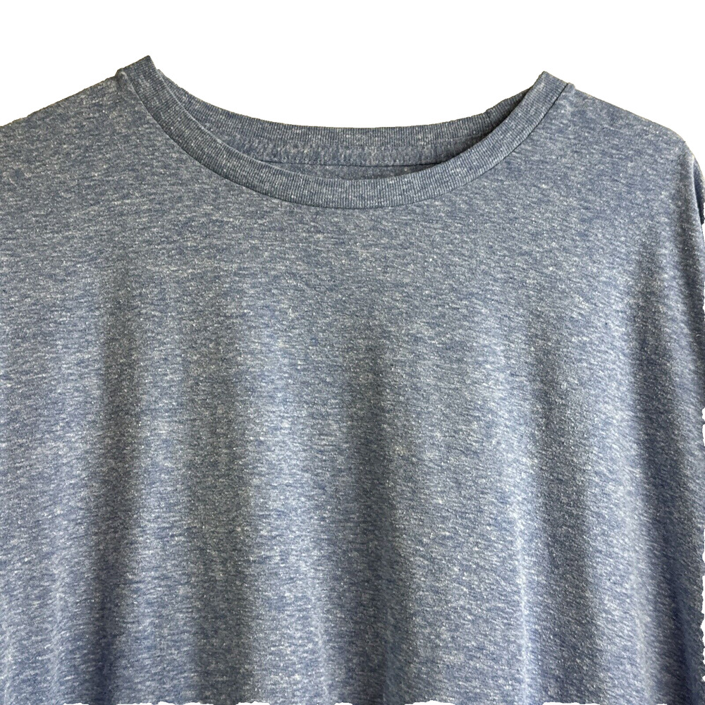 Foundry Mens 4X-Large T-Shirt Blue 4XL Casual Short Sleeve Crew Neck Tee Top